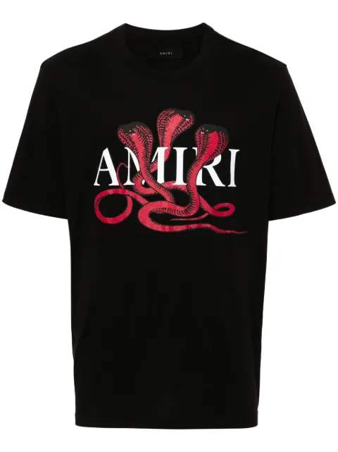 AMIRI Poison cotton T-shirt Black AMJYTE1086