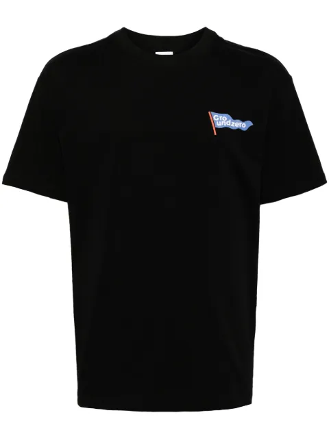 Ground Zero logo-print cotton T-shirt Black GZOTEAM007610