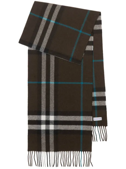 Burberry Vintage Check cashmere scarf Brown 8091005