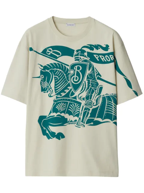 Burberry EKD-print cotton T-shirt Neutrals 8094262