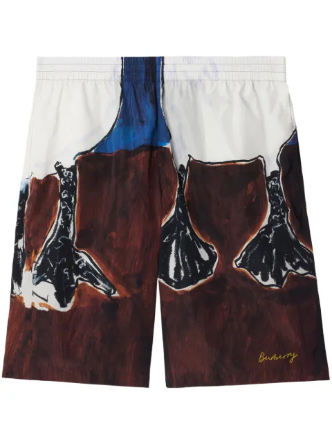Burberry Swan deck shorts Brown 8083543