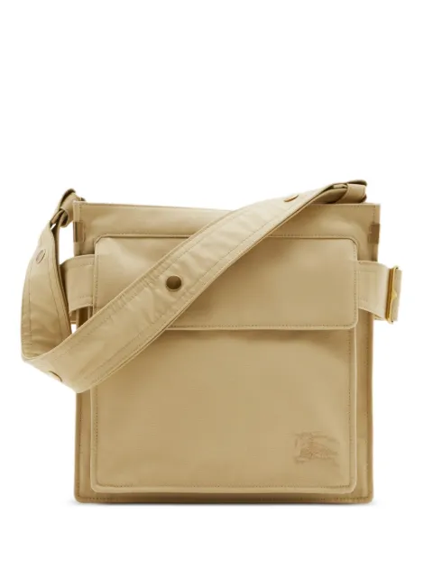 Burberry Trench logo-embroidered messenger bag Neutrals 8091806