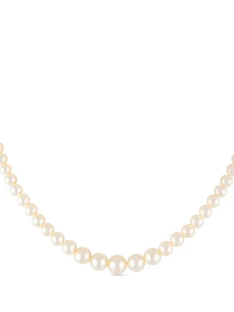 Susan Caplan Vintage 1970s Rediscovered faux-pearl necklace White NL025471