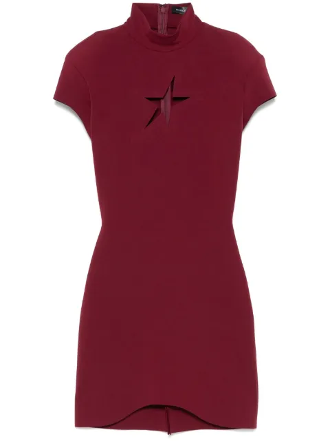 Mugler Star mini dress Red 24W1RO1626859