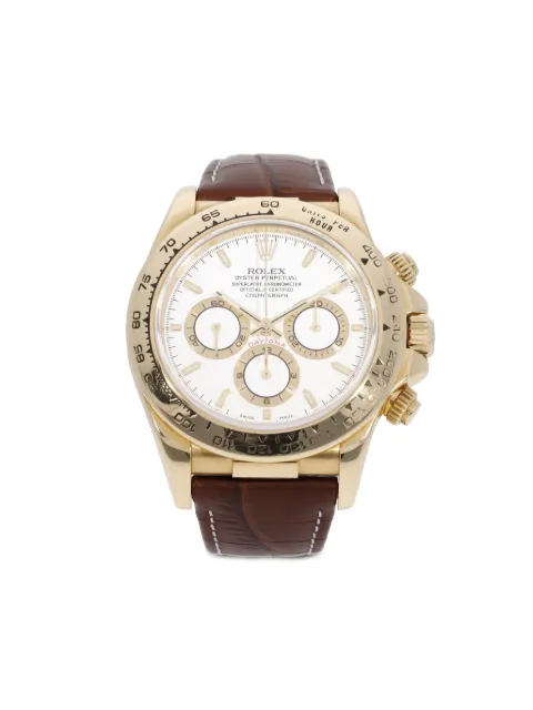Rolex pre-owned Daytona Cosmograph 40mm White 16518V80760