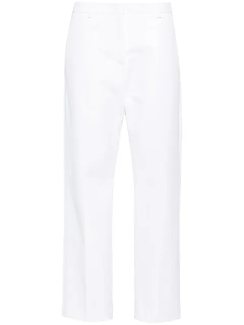 Valentino Garavani Compact poplin trousers White BRB5V05DN