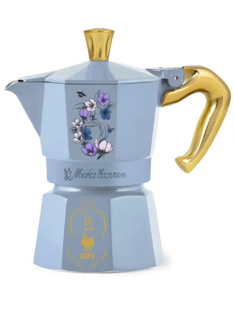 Bialetti Bridgerton Moka Express coffee maker (187g) Blue 5363