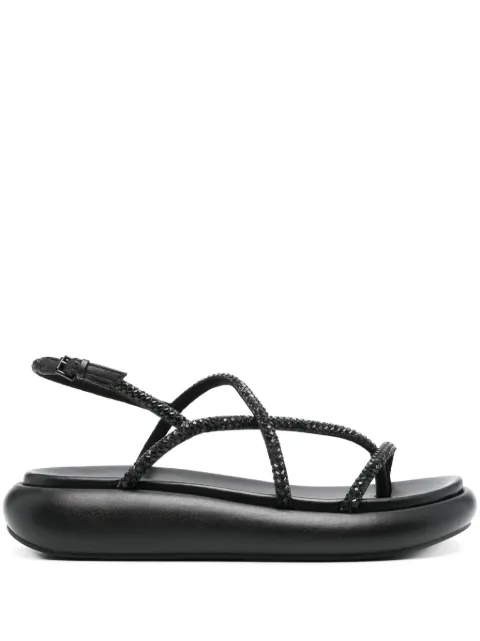 Ash Ash Vera rhinestone-embellished sandals Black SS24M138459002