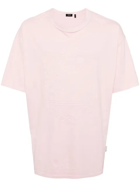 FIVE CM embroidered cotton T-shirt Pink 5CXTEV1113S4M