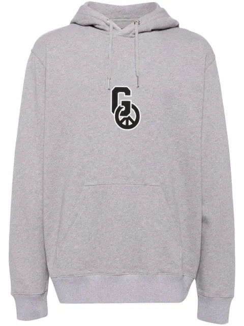 Givenchy graphic-print cotton hoodie Grey BMJ0GY3Y78