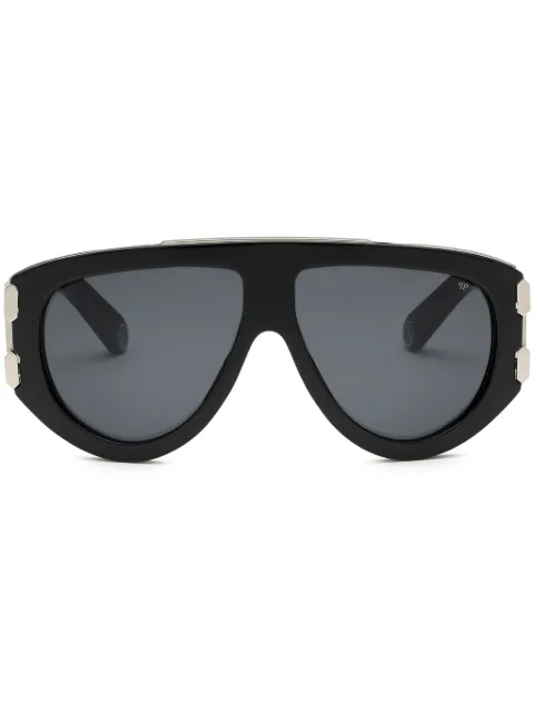 Philipp Plein Eyewear Plein Eagle pilot-frame sunglasses Black PADAMES0213PXV085N