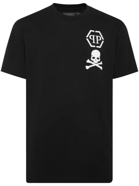 Philipp Plein SS Skull&Bones T-shirt Black UADCMTK7978PJY002N
