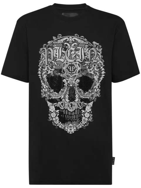 Philipp Plein SS Baroque Skull T-shirt Black UADCMTK7968PJY002N