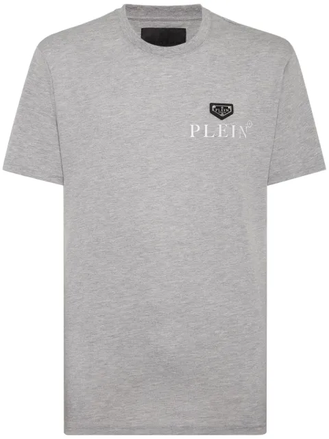 Philipp Plein logo-print T-shirt Grey UADCMTK7964PJY002N