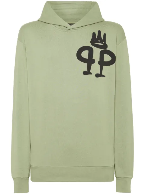 Philipp Plein King hoodie Green UADCMJB3565PJY002N