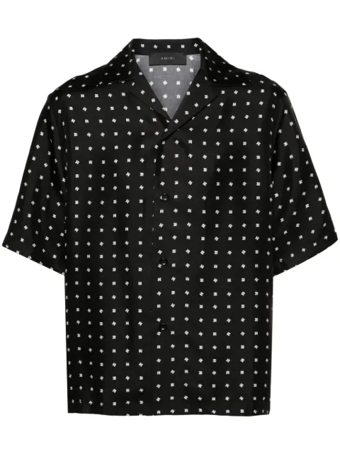 AMIRI Mix and Match Ma logo-print shirt Black AMSTBW1020