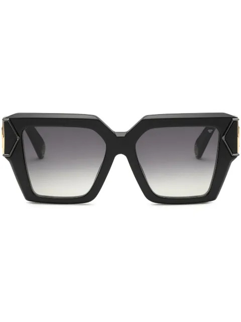 Philipp Plein Eyewear Plein Hera oversized sunglasses Black PADAWES0159PXV086N
