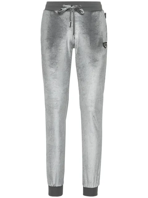 Philipp Plein Strass Skull trousers Grey UADCWJT2022PTE003N