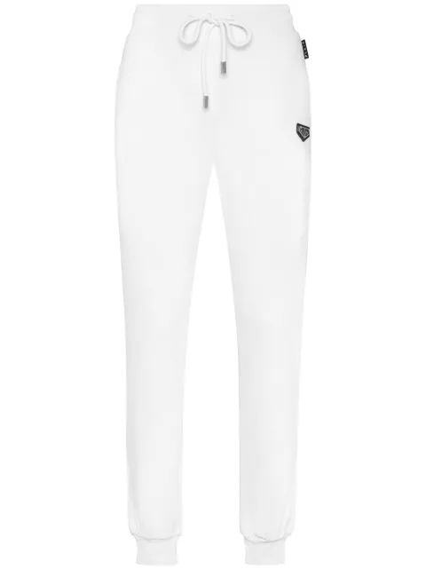 Philipp Plein Iconic Plein track pants White UADCWJT2020PTE003N