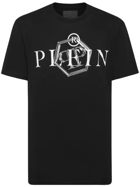 Philipp Plein logo-print T-shirt Black UADCMTK7966PJY002N