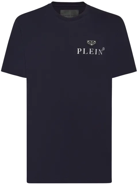 Philipp Plein logo-print T-shirt Blue UADCMTK7964PJY002N