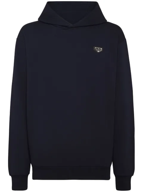 Philipp Plein Iconic Plein hoodie Blue UADCMJB3566PJY002N
