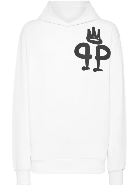 Philipp Plein King hoodie White UADCMJB3565PJY002N