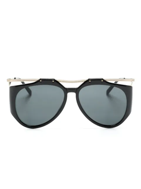 Saint Laurent Eyewear SL M137 Amelia pilot-framed sunglasses Black SLM137AMELIA