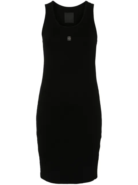 Givenchy 4G-motif ribbed mini dress Black BW21PS3YHY