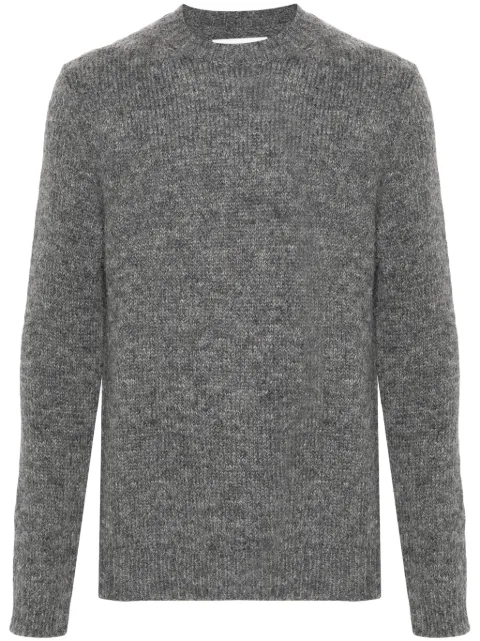 Jil Sander crew-neck apalaca wool jumper Grey J22GP0132J14628