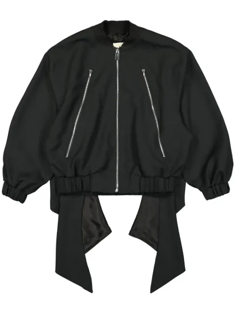 GmbH cape-design blouson jacket Black IVAR