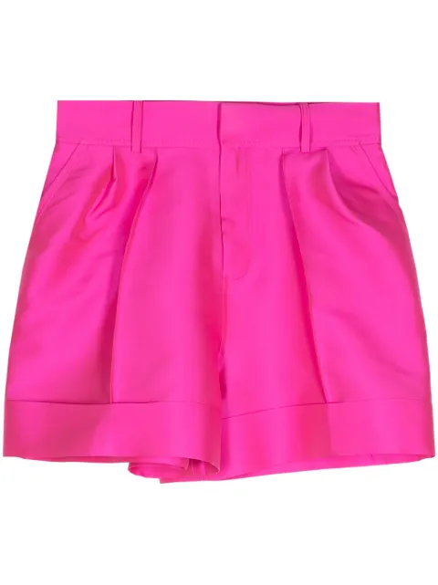 Dice Kayek satin-finish mini shorts Pink P323F