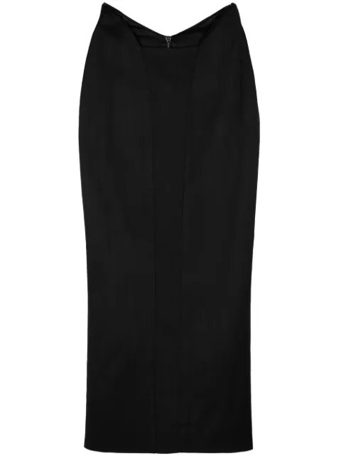 Maticevski Juniper maxi pencil skirt Black SK5209