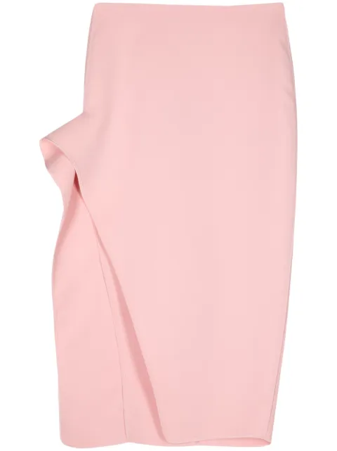 Maticevski draped-detailing midi skirt Pink SK5167