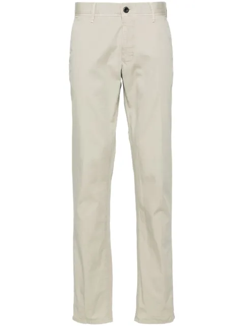 Incotex mid-rise tapered trousers Green 17S10090912