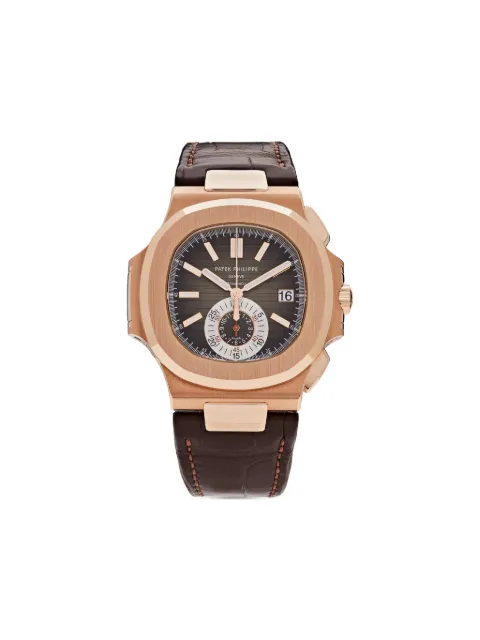 Patek Philippe Pre-Owned 2022 unworn Nautilus 'Tiffany & Co.' 40.5mm Brown 5980R001