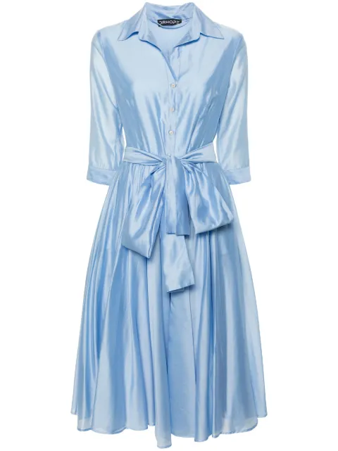 DRHOPE flared midi shirtdress Blue 311714281