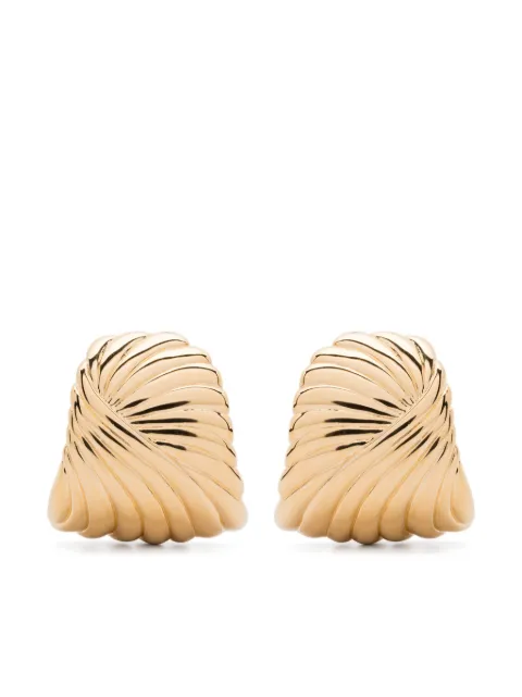 Missoma Oversized Wavy earrings Gold WRGE8NS