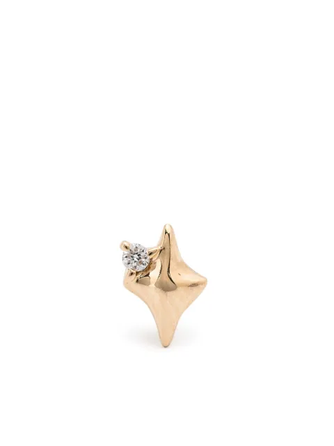 Maria Black 14kt yellow gold Misty Lead diamond single earring Gold SB1095Y