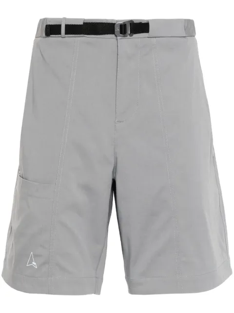 ROA logo-print shorts Grey RBMW073FA55