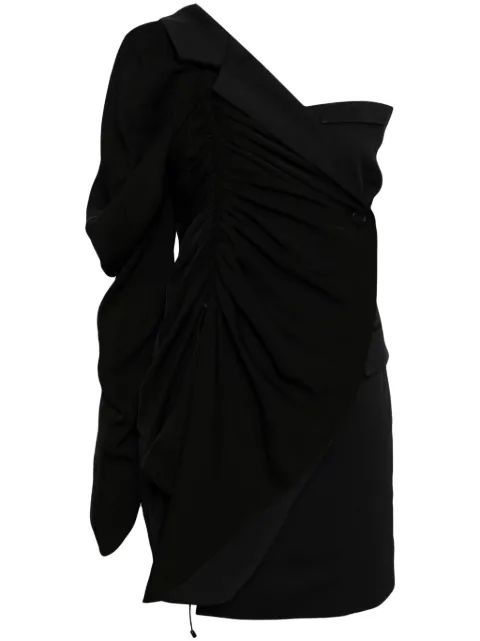 Besfxxk asymmetric blazer mini dress Black DAMD2400BK