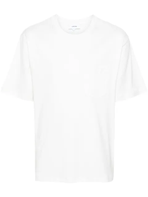 Lardini patch-pocket cotton T-shirt White EQLTMC57EQ62024