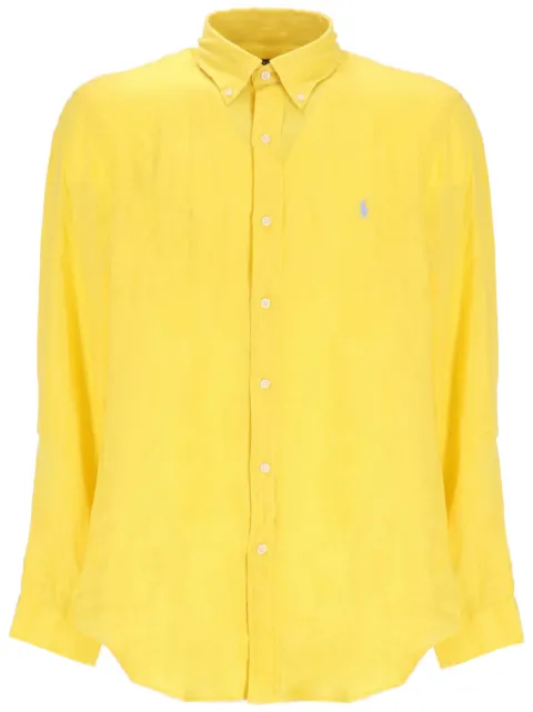 Polo Ralph Lauren Polo Pony linen shirt Yellow 710794141029