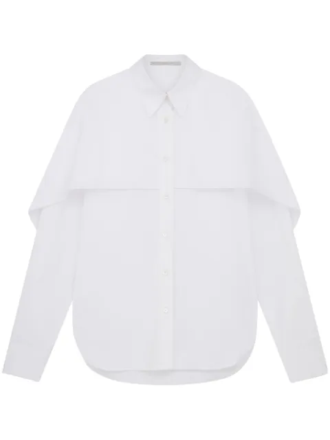 Stella McCartney cape organic cotton shirt White 620122SMA90