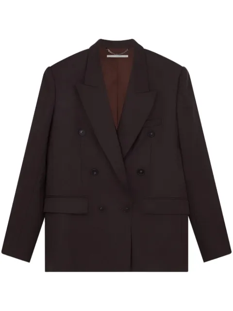 Stella McCartney double-breasted wool blazer Brown 6501163CU703