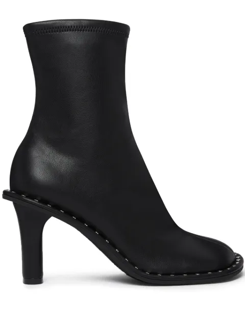 Stella McCartney Ryder 85mm asymmetric-toe boots Black 810439W1IL0