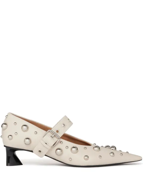 Stella McCartney Elsa stud-embellished pumps Neutrals 810422KP027