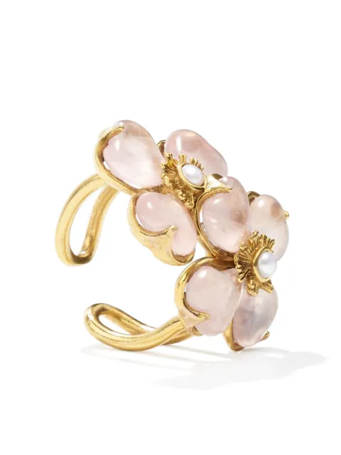 Goossens Toi & Moi Clover gold-plated ring Gold GOOH23RI01YG