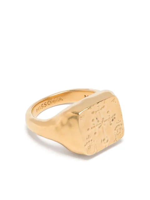 Missoma Lucy Williams Byzantine-coin ring Gold LWAGR3NS
