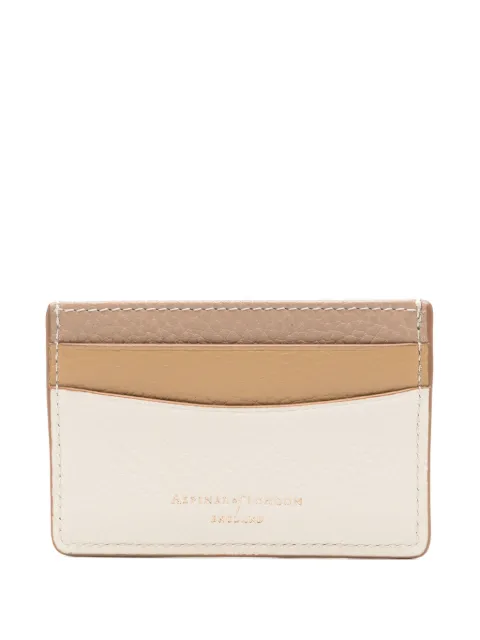 Aspinal Of London leather card holder Neutrals 039228232890000